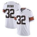 CAdoa C.Browns #32 Jim Brown Player White Vapor Untouchable Limited Home Game Stitched Jerseys