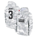 CAdoa C.Browns #3 Jerry Jeudy Player Arctic Camo Salute to Service Hoodies Limited Game Stitched Jerseys