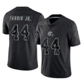 CAdoa C.Browns #44 Harold Fannin Jr. Player Black Reflective Home Game Stitched Jerseys