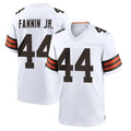 CAdoa C.Browns #44 Harold Fannin Jr. Player White Home Game Stitched Jerseys