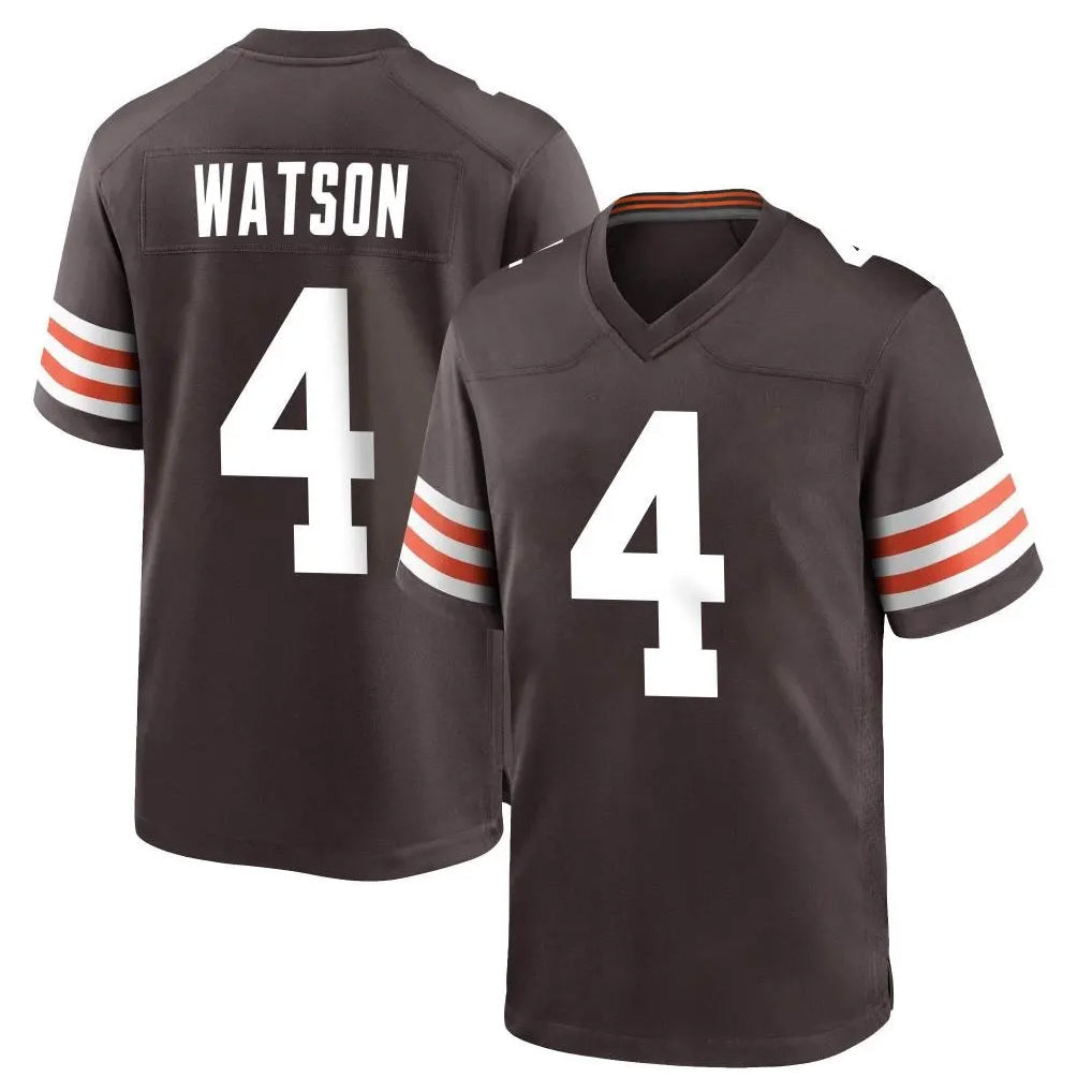 CAdoa C.Browns #4 Deshaun Watson Player Brown Home Game Stitched Jerseys