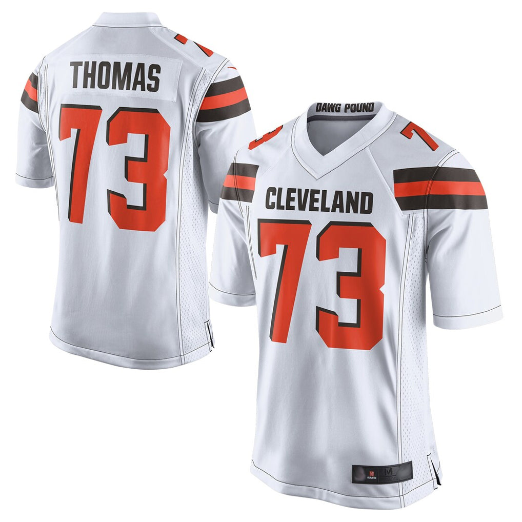 CAdoa C.Browns #73 Joe Thomas Player White Limited Home Game Stitched Jerseys