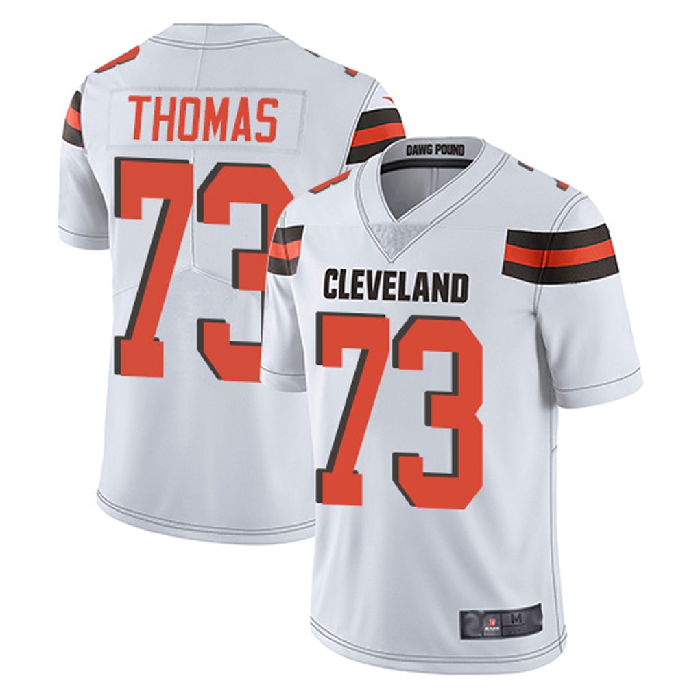 CAdoa C.Browns #73 Joe Thomas Player White Vapor Limited Home Game Stitched Jerseys