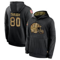 CAdoa C.Browns #80 Jamari Thrash Player Black Salute to Service Pullover Hoodies Limited Stitched Jerseys