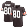 CAdoa C.Browns #80 Jamari Thrash Player Brown Home Game Stitched Jerseys