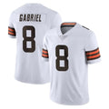 CAdoa C.Browns #8 Dillon Gabriel Player White Vapor Untouchable Limited Home Game Stitched Jerseys