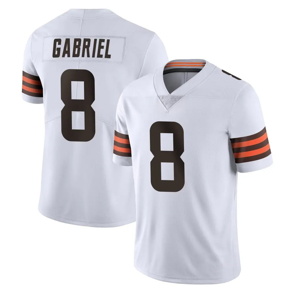 CAdoa C.Browns #8 Dillon Gabriel Player White Vapor Untouchable Limited Home Game Stitched Jerseys