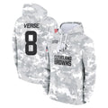 CAdoa C.Browns #8 Jared Verse Player Arctic Camo Salute to Service Hoodies Limited Game Stitched Jerseys