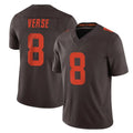 CAdoa C.Browns #8 Jared Verse Player Brown Limited Vapor F.U.S.E. Alternate Game Stitched Jerseys