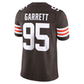 CAdoa C.Browns #95 Myles Garrett Brown Team Vapor F.U.S.E. Stitched Limited Jerseys