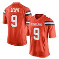 CAdoa C.Browns #9 Grant Delpit Player Orange Home Game Stitched Jerseys