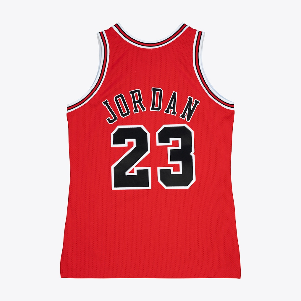 CAdoa C.Bulls #23 Michael Jordan Mitchell & Ness Red 1997-98 Authentic Jerseys
