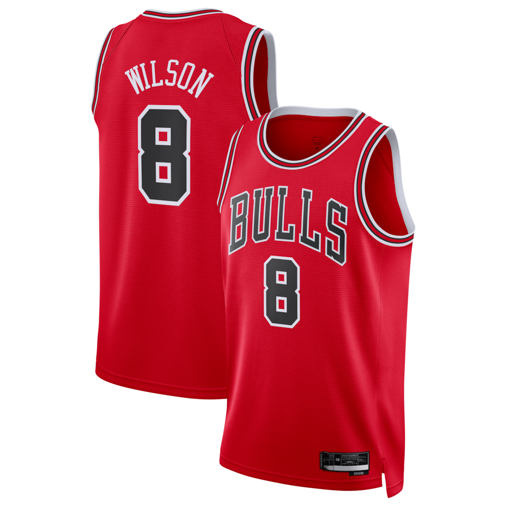 CAdoa C.Bulls #8 Caleb Wilson Red 2026 Draft Swingman Jerseys - Icon Edition
