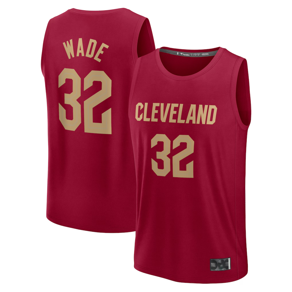 CAdoa C.Cavaliers #32 Dean Wade Wine Fast Break Player Jerseys - Icon Edition