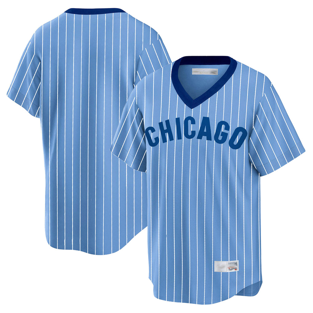 CAdoa C.Cubs Blue T-shirt Cooperstown Collection Limited Blank Player Stitched Jerseys