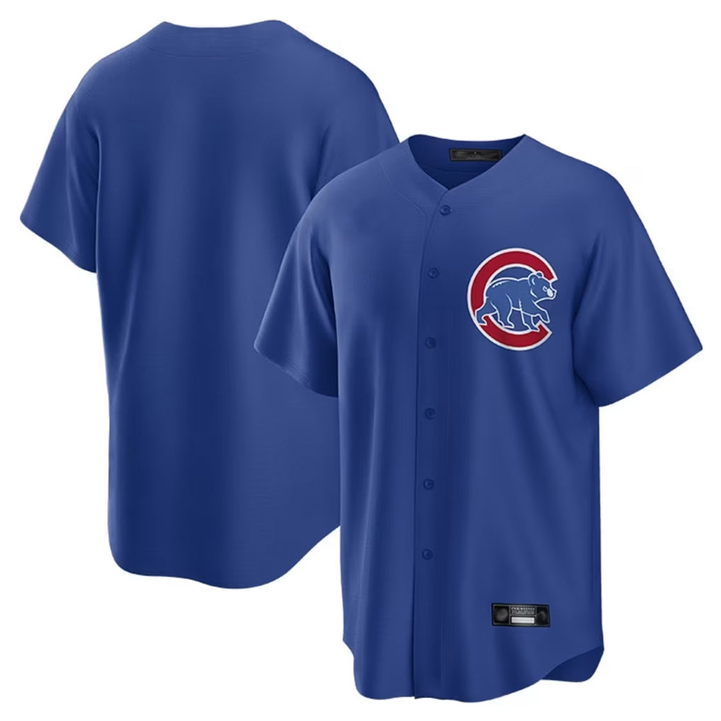 CAdoa C.Cubs Royal Home Game Blank Player Stitched Jerseys