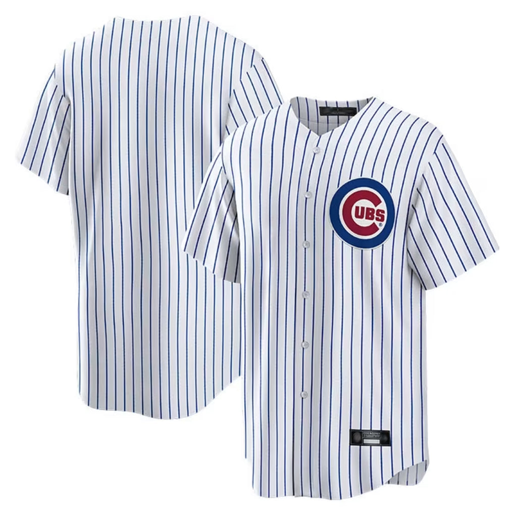CAdoa C.Cubs White Limited Home Blank Player Stitched Jerseys