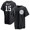 CAdoa C.Cubs #15 Carson Kelly Player Black Game Stitched Jerseys