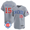 CAdoa C.Cubs #15 Carson Kelly Player Gray Road 150th Anniversary Limited Home Stitched Jerseys