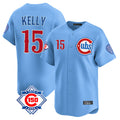 CAdoa C.Cubs #15 Carson Kelly Player Light Blue 150th Anniversary Limited Home Stitched Jerseys
