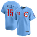 CAdoa C.Cubs #15 Carson Kelly Player Light Blue Limited Home Stitched Jerseys