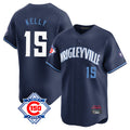 CAdoa C.Cubs #15 Carson Kelly Player Navy City Connect 150th Anniversary Limited Home Stitched Jerseys