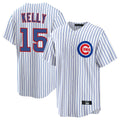 CAdoa C.Cubs #15 Carson Kelly Player White Limited Elite Home Game Stitched Jerseys