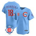 CAdoa C.Cubs #18 Shota Imanaga Player Light Blue 150th Anniversary Limited Home Stitched Jerseys