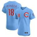 CAdoa C.Cubs #18 Shota Imanaga Player Light Blue Limited Elite Home Stitched Jerseys