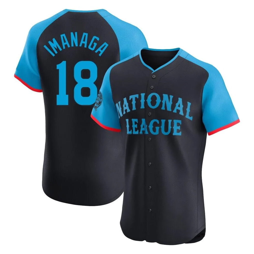 CAdoa C.Cubs #18 Shota Imanaga Player Navy National League All-Star Limited Elite Game Home Stitched Jerseys