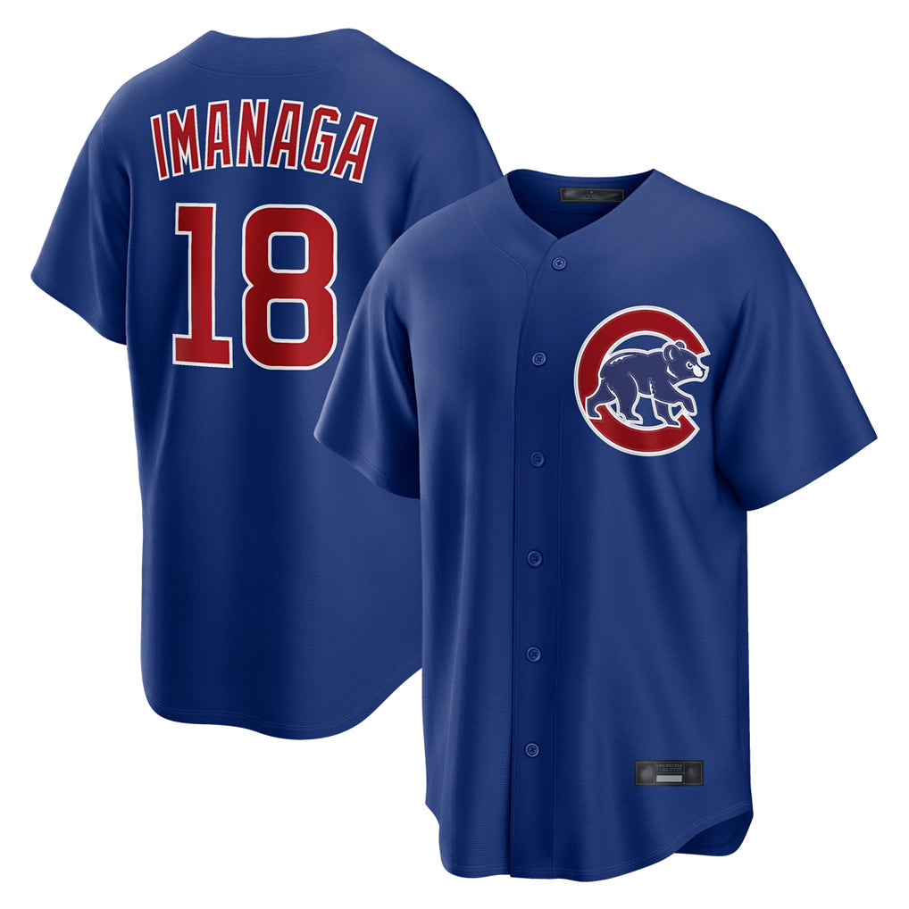 CAdoa C.Cubs #18 Shota Imanaga Player Royal Home Game Stitched Jerseys