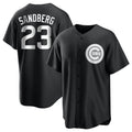 CAdoa C.Cubs #23 Ryne Sandberg Player Black Game Stitched Jerseys