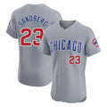 CAdoa C.Cubs #23 Ryne Sandberg Player Gray Road Limited Elite Home Stitched Jerseys