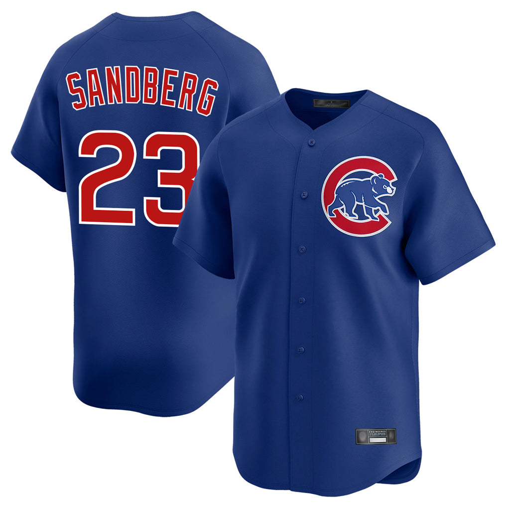 CAdoa C.Cubs #23 Ryne Sandberg Player Royal Limited Home Stitched Jerseys
