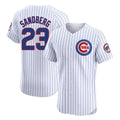 CAdoa C.Cubs #23 Ryne Sandberg Player White Limited Elite Home Game Stitched Jerseys