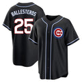 CAdoa C.Cubs #25 Mois¡§|s Ballesteros Player Black Fashion Out Game Stitched Jerseys