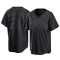 CAdoa C.Cubs #25 Mois¡§|s Ballesteros Player Black T-shirt Home Game Stitched Jerseys
