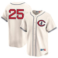 CAdoa C.Cubs #25 Mois¡§|s Ballesteros Player Cream Field of Dreams Limited Home Game Stitched Jerseys