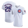 CAdoa C.Cubs #25 Mois¡§|s Ballesteros Player White Limited Elite Home Game Stitched Jerseys
