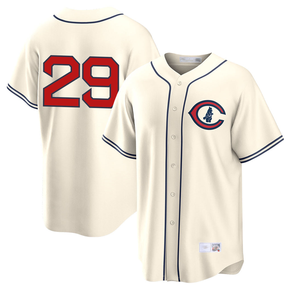 CAdoa C.Cubs #29 Michael Busch Player Cream Field of Dreams Home Game Stitched Jerseys