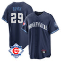 CAdoa C.Cubs #29 Michael Busch Player Navy 150th Anniversary City Connect Home Game Stitched Jerseys