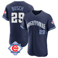 CAdoa C.Cubs #29 Michael Busch Player Navy City Connect 150th Anniversary Limited Elite Home Stitched Jerseys
