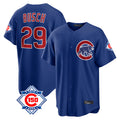 CAdoa C.Cubs #29 Michael Busch Player Royal 150th Anniversary Home Game Stitched Jerseys