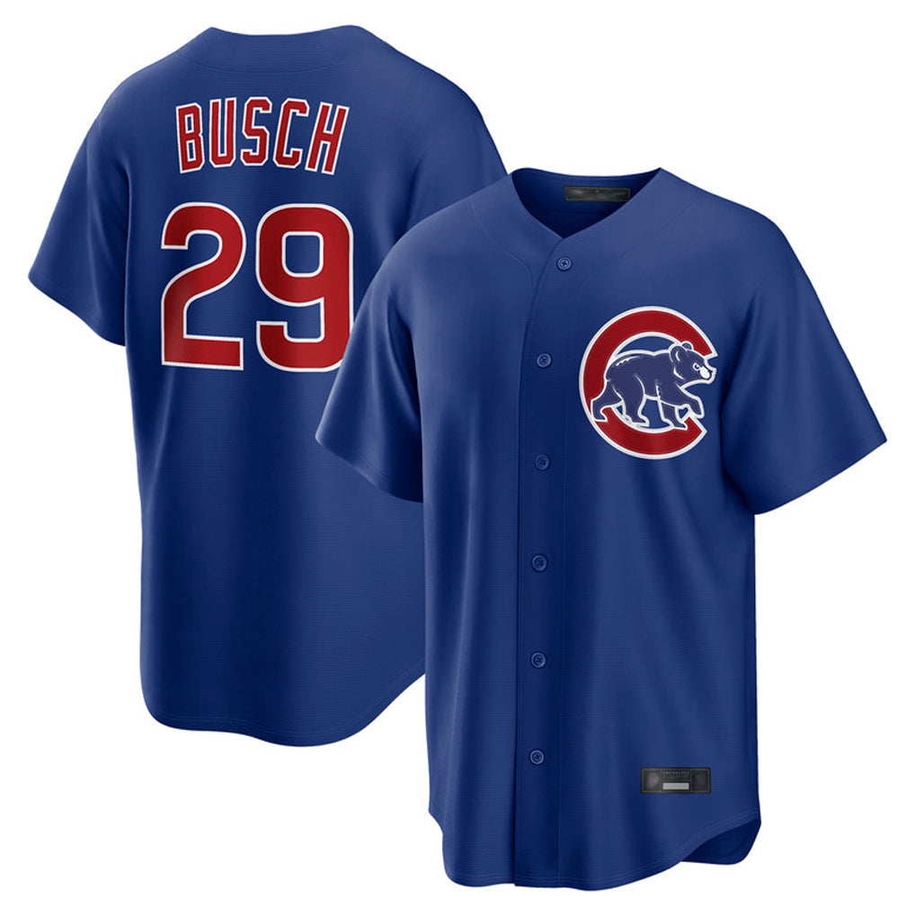 CAdoa C.Cubs #29 Michael Busch Player Royal Home Game Stitched Jerseys