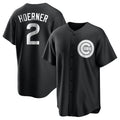 CAdoa C.Cubs #2 Nico Hoerner Player Black Game Stitched Jerseys