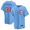 CAdoa C.Cubs #31 Greg Maddux Player Light Blue Home Game Stitched Jerseys