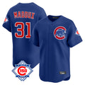 CAdoa C.Cubs #31 Greg Maddux Player Royal 150th Anniversary Limited Home Stitched Jerseys