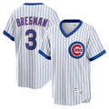 CAdoa C.Cubs #3 Alex Bregman White T-shirt Cooperstown Collection Limited Stitched Jerseys