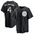 CAdoa C.Cubs #4 Pete Crow-Armstrong Player Black Game Stitched Jerseys