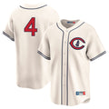 CAdoa C.Cubs #4 Pete Crow-Armstrong Player Cream Field of Dreams Limited Home Game Stitched Jerseys